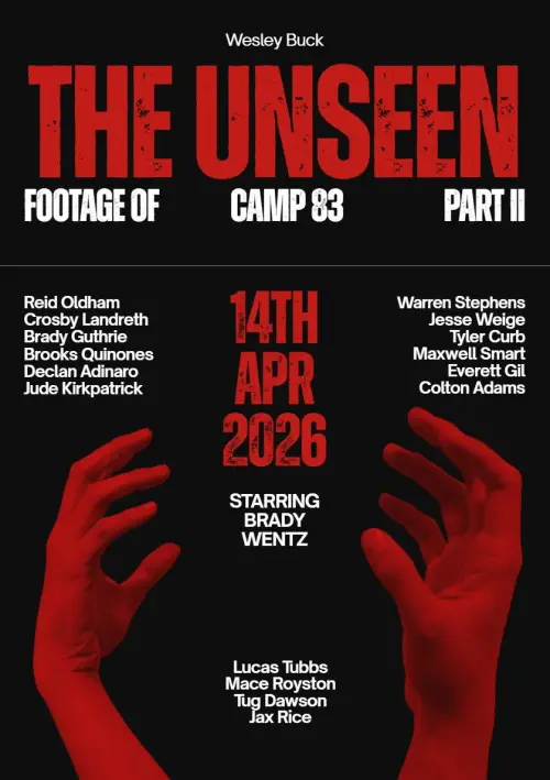 Movie poster "The Unseen Footage of Camp 