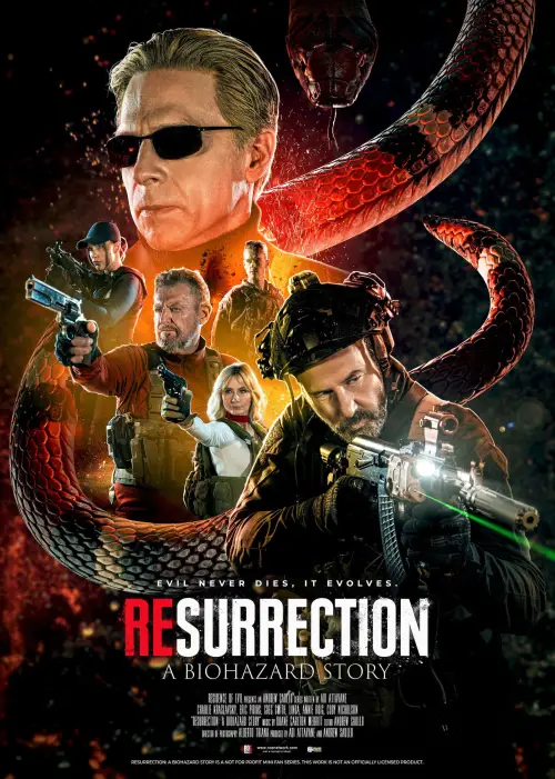 Movie poster "Resurrection: A Biohazard Story"