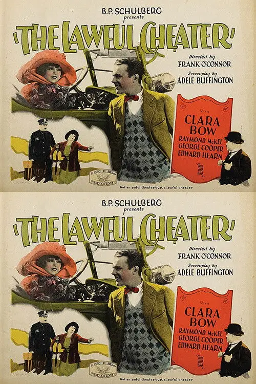 Movie poster "The Lawful Cheater"