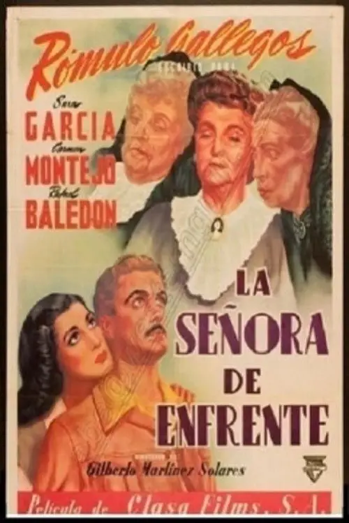 Movie poster "La señora de enfrente"