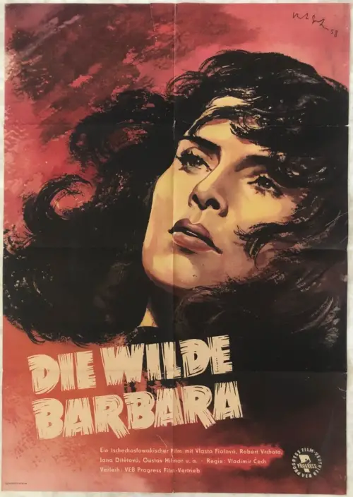 Movie poster "Divá Bára"