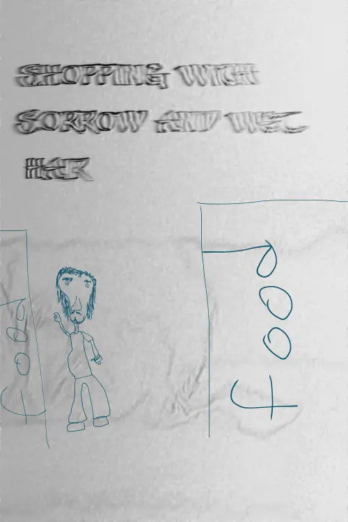 Movie poster "Shopping with sorrow and wet hair"