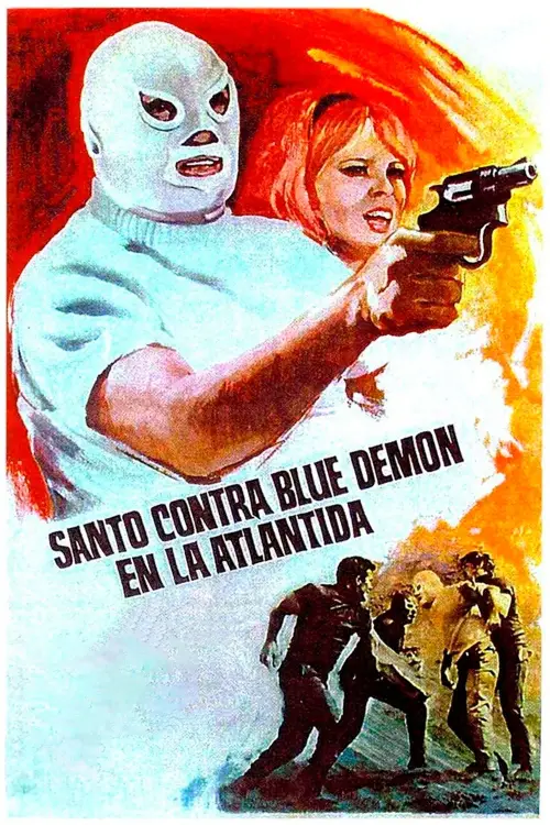 Movie poster "Santo vs. Blue Demon in Atlantis"