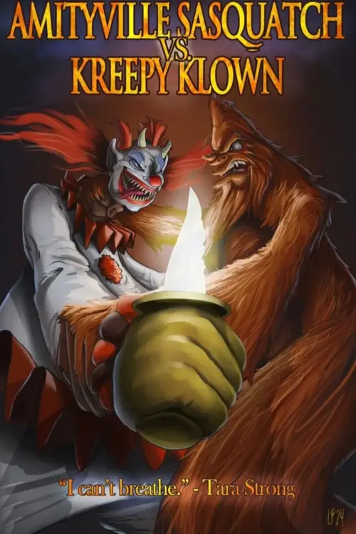 Movie poster "Amityville Sasquatch Vs Kreepy Klown"