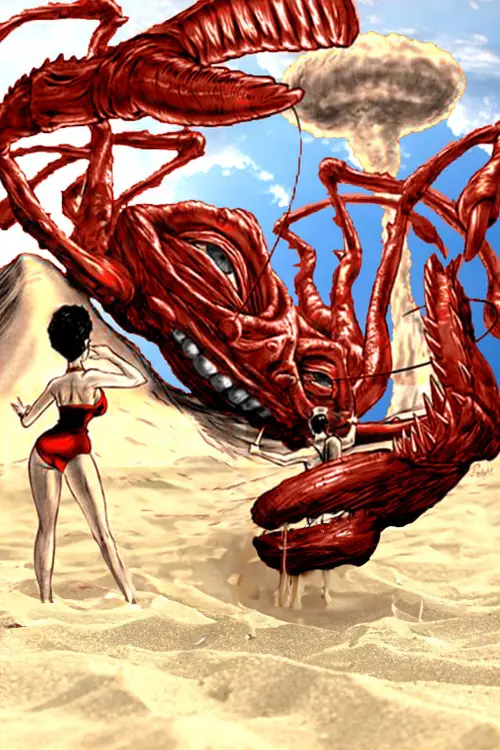 Movie poster "Attack of the Crab Monsters"