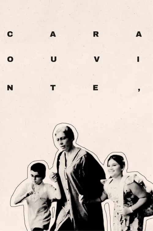 Movie poster "Cara Ouvinte,"
