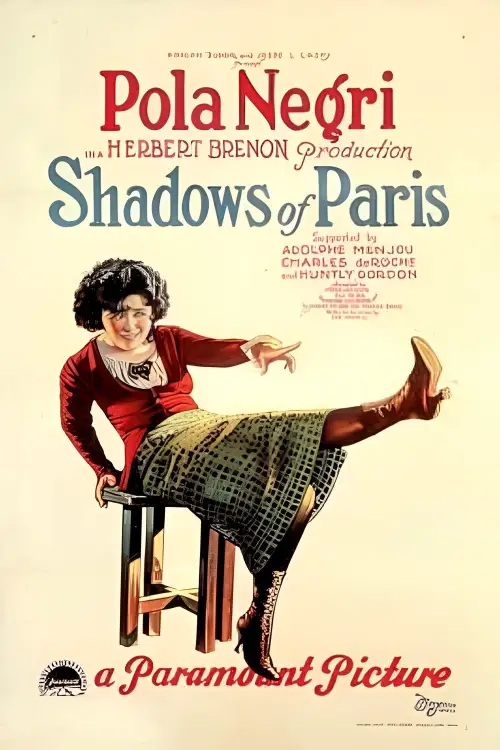 Movie poster "Shadows of Paris"