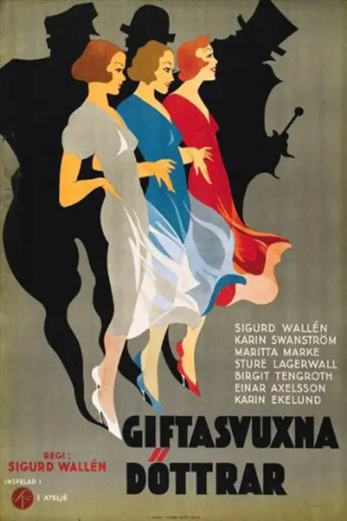 Movie poster "Giftasvuxna döttrar"