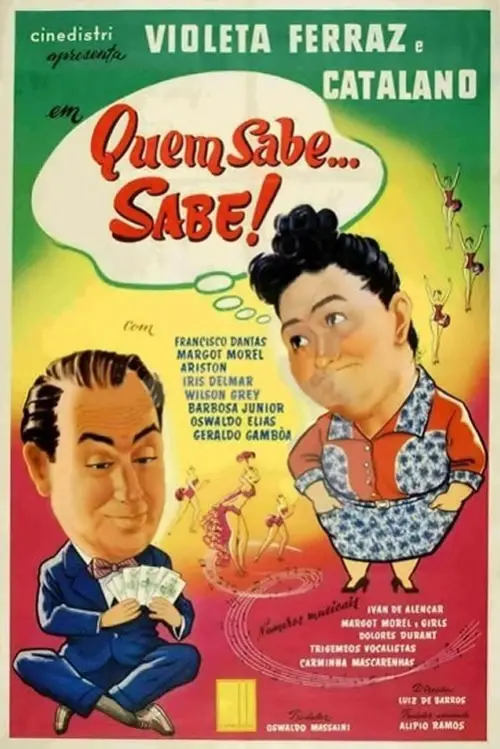 Movie poster "Quem Sabe... Sabe!"