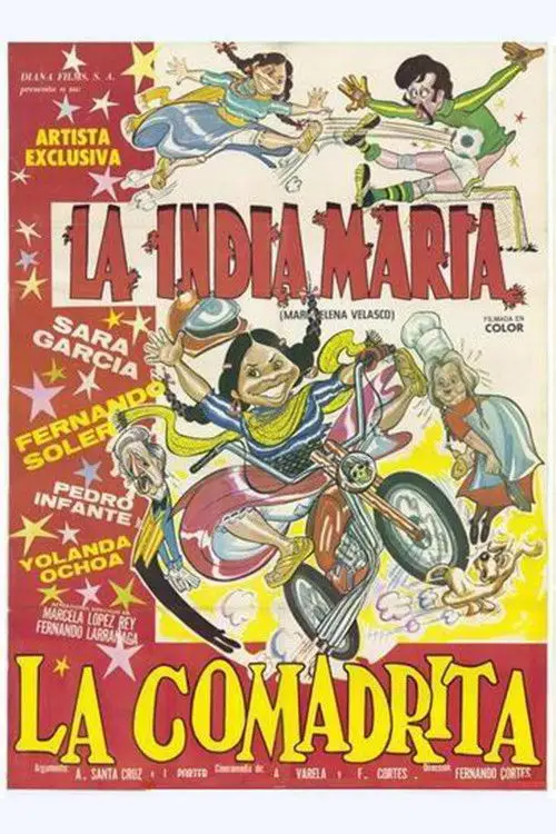Movie poster "La comadrita"