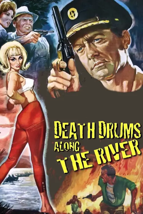 Movie poster "Death Drums Along the River"
