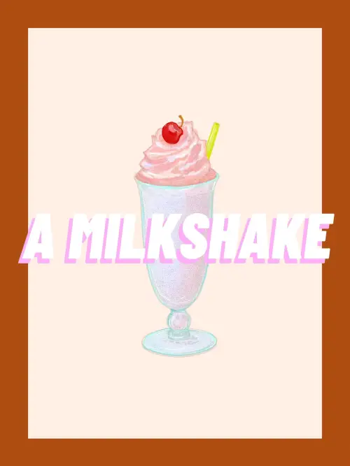 Movie poster "A Milkshake"