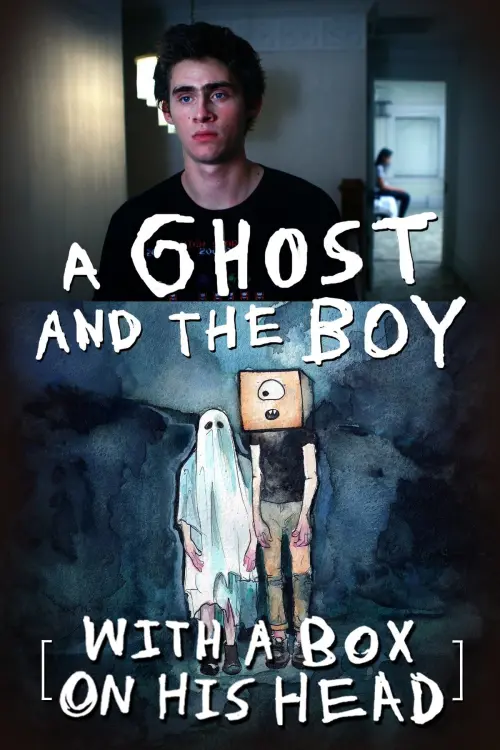 Movie poster "A Ghost and the Boy with a Box on His Head"