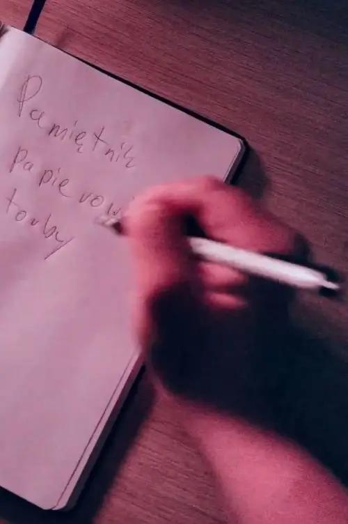 Movie poster "Pamiętnik papierowej torby"