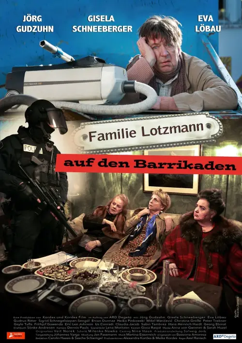 Movie poster "Familie Lotzmann auf den Barrikaden"