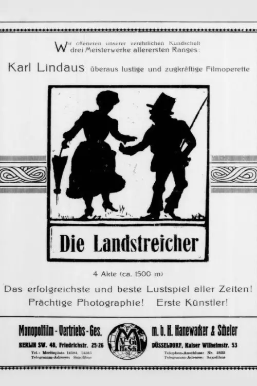 Movie poster "Die Landstreicher"