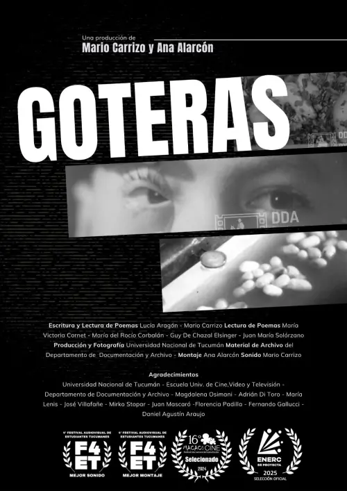 Movie poster "Goteras"