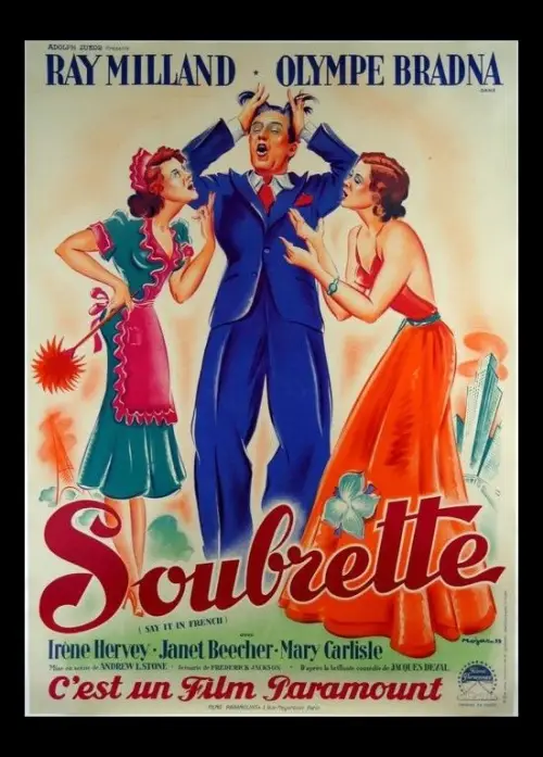 Movie poster "Say It in French"