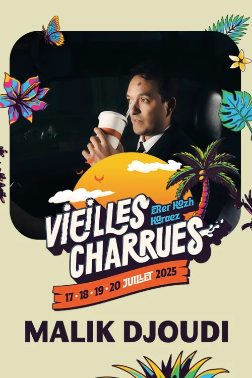 Movie poster "Malik Djoudi en concert aux Vieilles Charrues 2025"