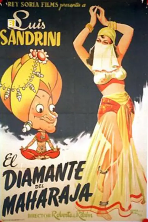 Movie poster "El diamante del maharajá"