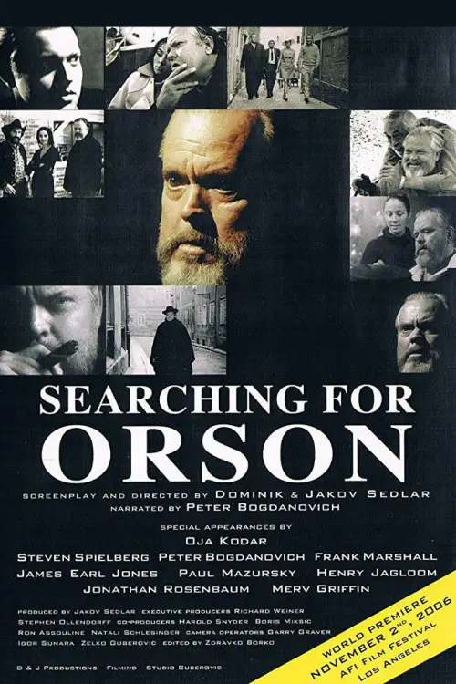 Movie poster "Searching for Orson"