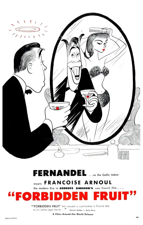 Movie poster "Forbidden Fruit"