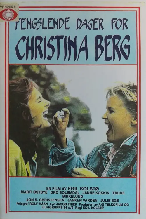 Movie poster "Fengslende dager for Christina Berg"
