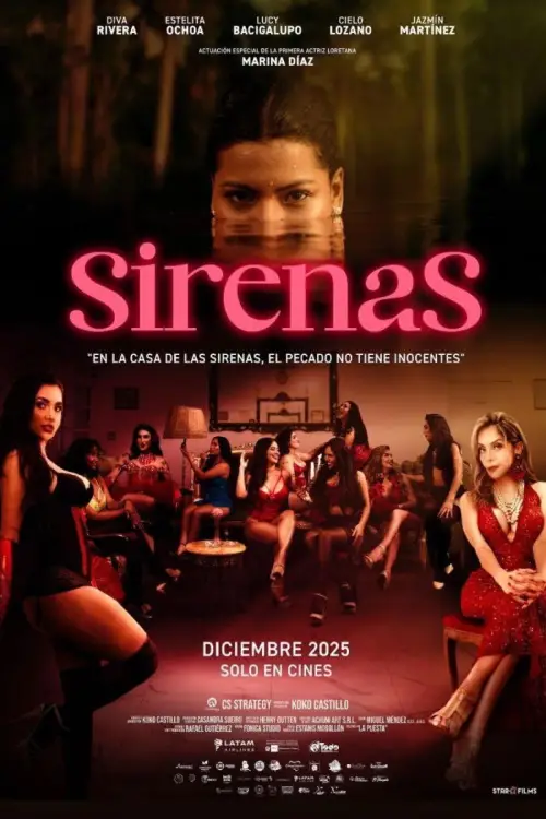 Movie poster "Sirenas"