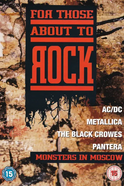 Movie poster "For Those About to Rock - Monsters In Moscow"