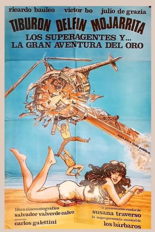 Movie poster "Los superagentes y la gran aventura del oro"