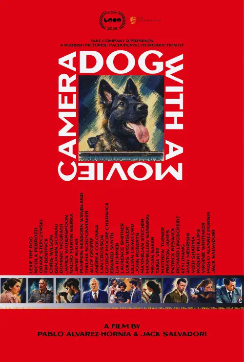 Movie poster "Dog with a Movie Camera"