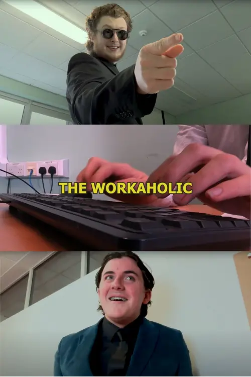 Movie poster "The Workaholic"
