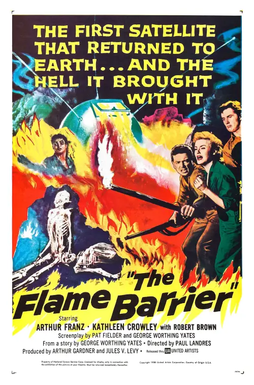 Movie poster "The Flame Barrier"