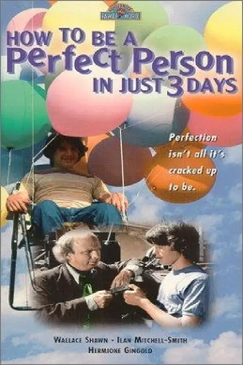 Movie poster "How to Be a Perfect Person in Just Three Days"