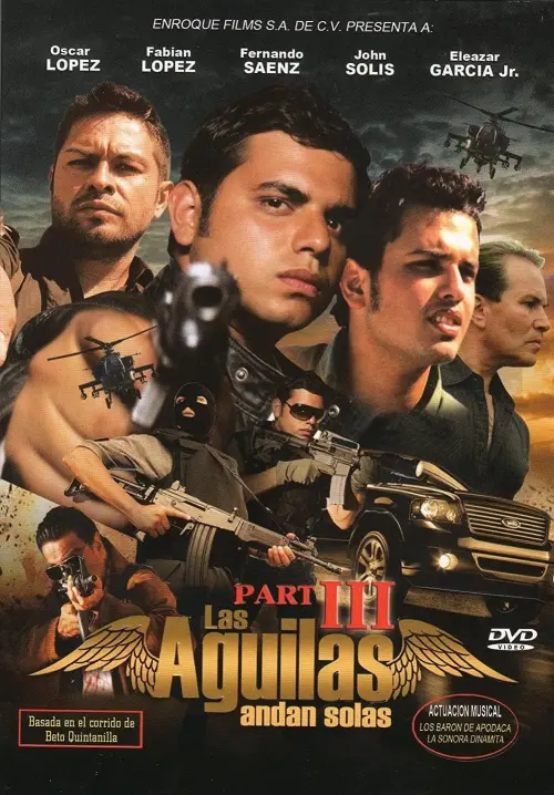 Movie poster "Las águilas andan solas III"