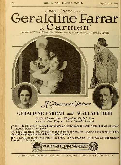 Movie poster "Carmen"