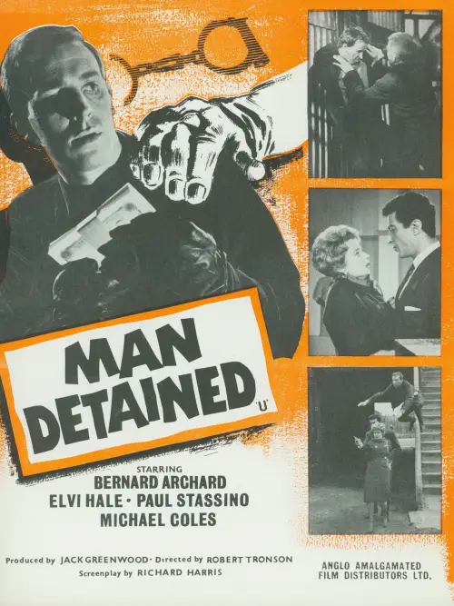 Movie poster "Man Detained"