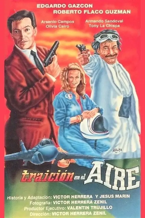 Movie poster "Traición en el aire"