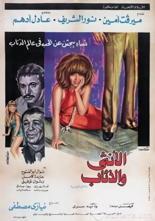 Movie poster "The Lady and the Wolves"