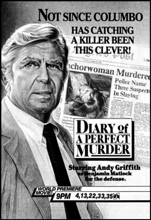 Movie poster "Diary of a Perfect Murder"