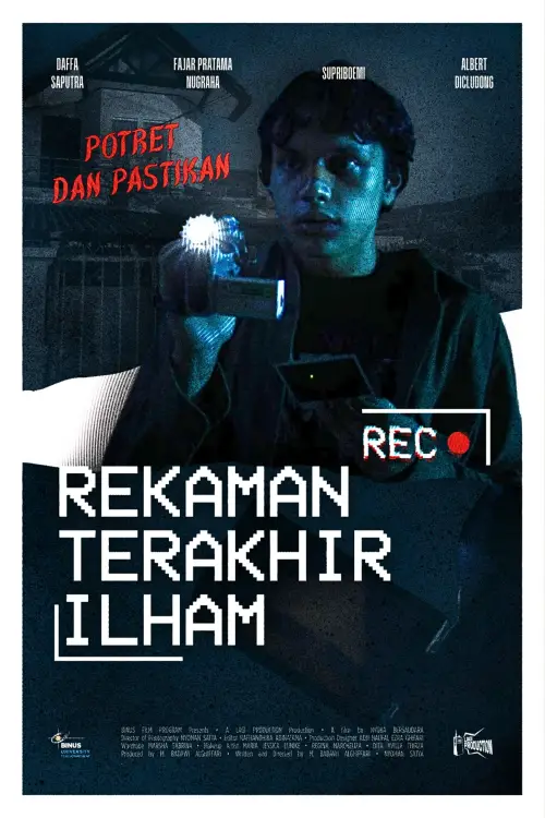 Movie poster "Rekaman Terakhir Ilham"