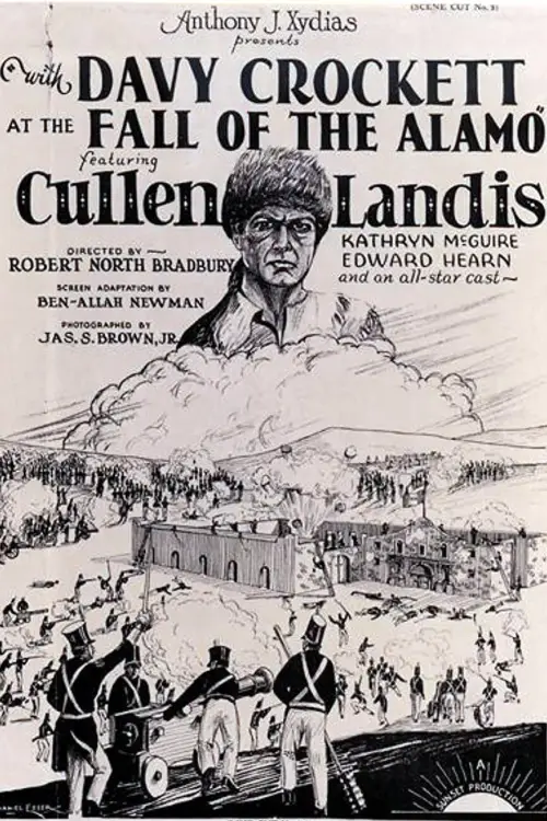 Movie poster "With Davy Crockett at the Fall of the Alamo"