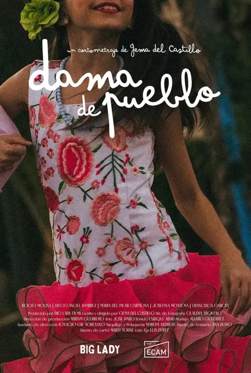 Movie poster "Dama de pueblo"