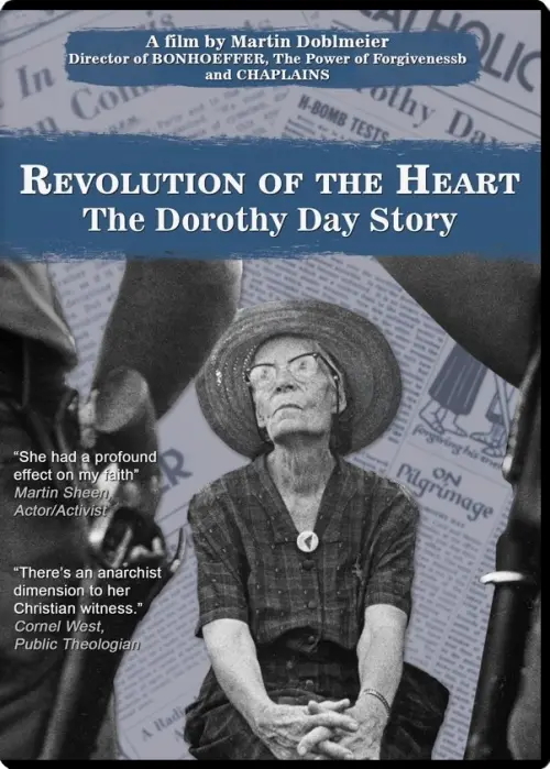 Movie poster "Revolution of the Heart: The Dorothy Day Story"