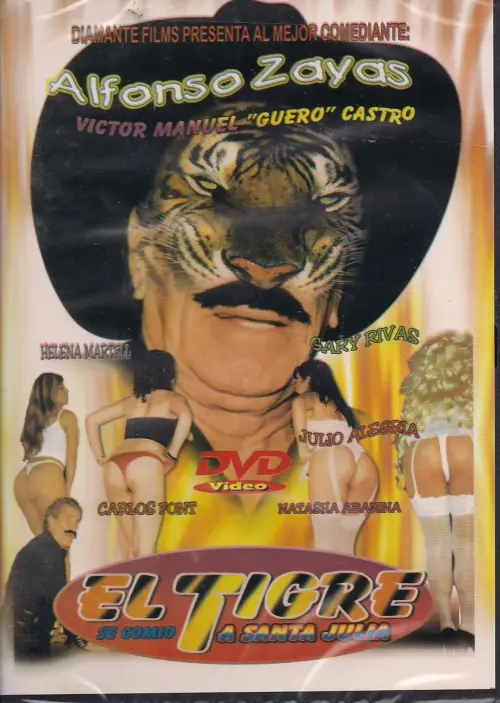 Movie poster "El Tigre se comió a Santa Julia"