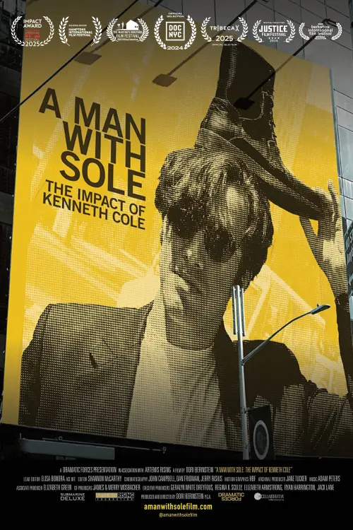 Movie poster "A Man With Sole: The Impact of Kenneth Cole"