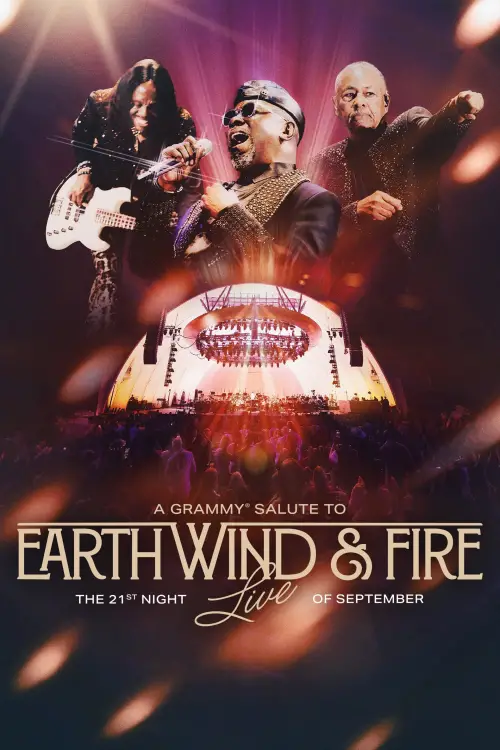 Movie poster "A Grammy Salute to Earth, Wind & Fire Live: The 21st Night of September"