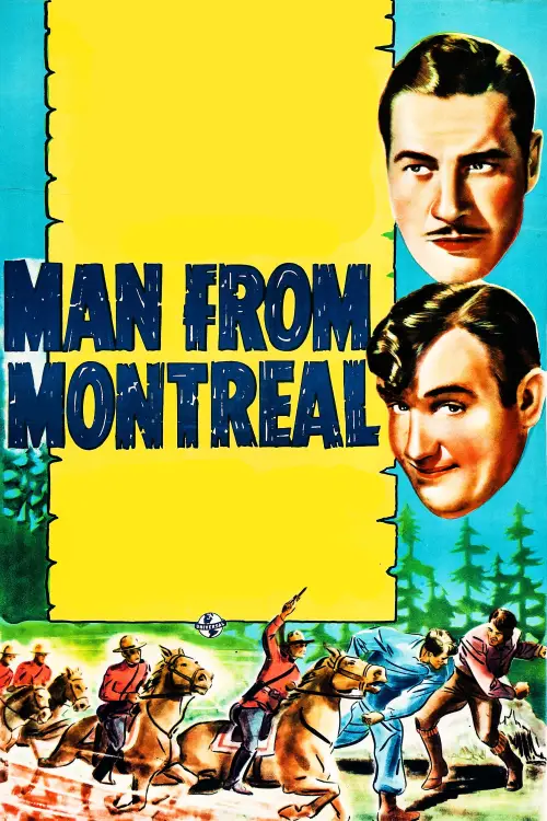 Movie poster "The Man from Montreal"