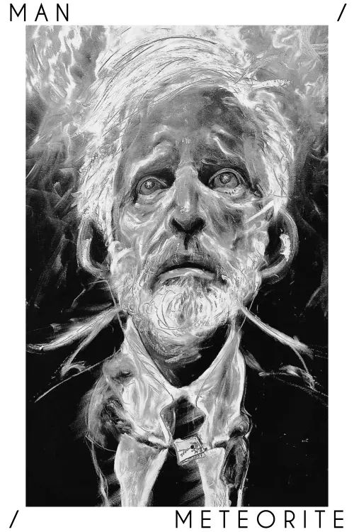 Movie poster "Man / Meteorite"