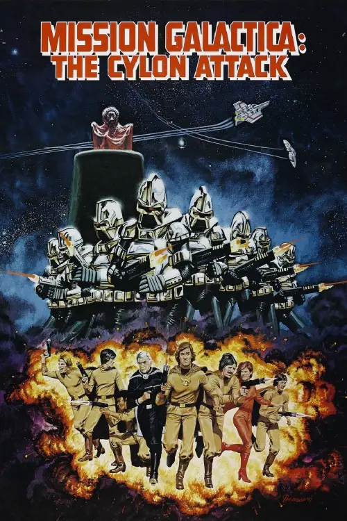 Movie poster "Mission Galactica: The Cylon Attack"